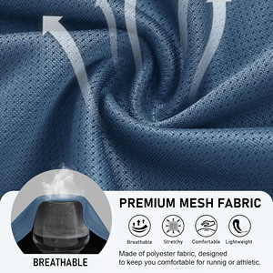Shorts de course athlétiques respirants pour hommes avec tissu à séchage rapide, légers, pour l'entraînement en salle de sport, taille élastique, shorts de sport et de fitness - Product Image 6