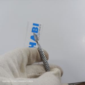 Empujador de Cutículas de Acero Inoxidable 440C de Doble Punta con Mango Largo, Logotipo Personalizado, Reutilizable, Instrumento de Belleza para Manicura y Pedicura, Eliminador de Callos - Product Image 4