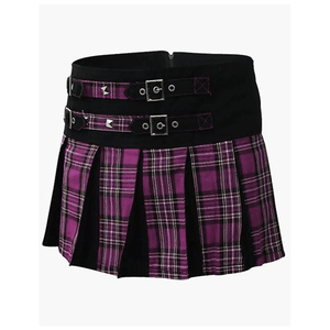 Nouvelle Arrivée Jupe Carrée de Haute Qualité pour Femme, Style A-line Décontracté, Taille Haute, Motif Écossais Style Anglais, Personnalisable SKILLED SPORTS - Product Image 1