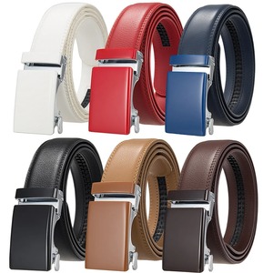 Ceinture décontractée pour homme en cuir véritable avec boucle automatique en alliage, haute qualité, écologique, largeur 3,0 cm, en promotion - Product Image 4