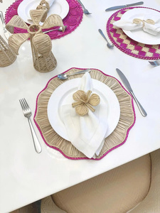 Handmade Decorative Raffia Placemats from Vietnam, New Collection, Custom OEM/ODM Designs, Best Quality and Factory Direct Price - Product Image 6
