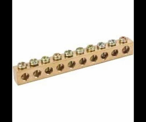 Premium brass <b>terminal</b> blocks secure wire connector for electrical panels switchgear power distribution industrial wiring - Product Image 2