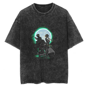Camiseta de Hombre Estilo Años 80 con Lavado Ácido - Acabado Mineral Neón - Corte Vintage Relajado - Material Suave al Tacto - Prenda de Moda Icónica - Product Image 6