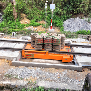 Báscula ferroviaria a escala personalizada para trenes, 35.000 kg/eje, precisión 1, material de acero, velocidad de pesaje de trenes 3-20 km/h - Product Image 2