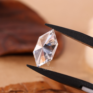Diamants solitaires exclusifs SHREERAJ certifiés IGI, cultivés en laboratoire, 1 CT, 2 CT, 3 CT, forme marquise hollandaise, hexagone, couleur E, VVS2 - Product Image 3