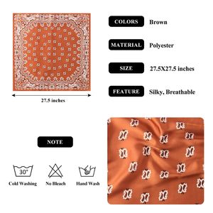 Pañuelo de satén para mujer, sensación de seda, para el cabello, bandana para dormir, 27.5 pulgadas, venta al por mayor OEM - Product Image 4