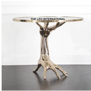 Nordic Light Luxury Hands Shape <b>Round</b> <b>Side</b> <b>Table</b> Glass Top Hand Design Bedside <b>Table</b> Living Room Small <b>Table</b> for Hotel - Product Image 1