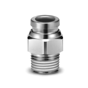 SMC Pneumatics One-Touch Acero inoxidable 316 Montaje de piezas neumáticas de KQG2H10-02S - Product Image 3