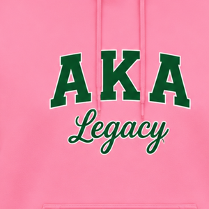 Womens <b>Pink</b> Sorority <b>Hoodie</b> with Embroidered Crest Logo Premium Cotton Blend Long Sleeve Pullover Sweatshirt Casual Greek - Product Image 6