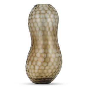 Vase en verre moderne en forme de langue, taillé et poli à la main, vase décoratif pour fleurs, pour la présentation sur table à la maison - Product Image 6