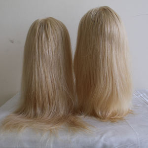 Perruque lace front wig 100% naturelle brésilienne, cheveux Remy, blond transparent, 613, haute qualité, noué à la main, vente en gros - Product Image 6