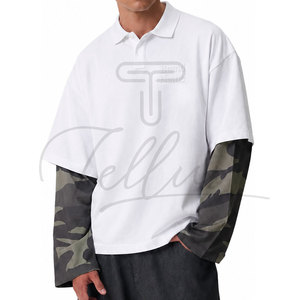 Chemises pour hommes de haute qualité à manches longues, respirantes, décontractées, en polaire/coton, à motif uni - Product Image 6