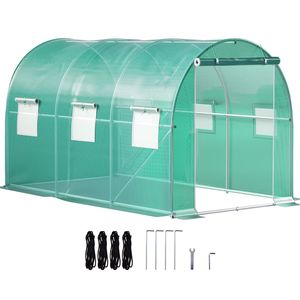 Serra Portatile 7x7x12 piedi con Struttura in Acciaio Zincato, 1 Trave Superiore e 2 Pali Diagonali, Ideale per Matrimoni - Product Image 5