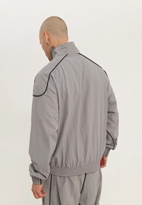High Quality Custom <b>Patchwork</b> Color block Zip up Windbreaker Nylon Tracksuit <b>Jacket</b> Hooded and Shorts Pants Set Track Suit - Product Image 2