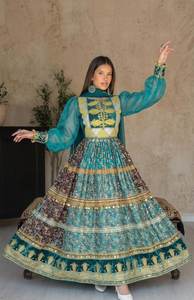 2026 New Arrivals Afghan Kuchi Party Latest Afghani <b>Dress</b> Women Heavy Embroidery Wedding Party Wear & Casual <b>Dresses</b> For Women - Product Image 2