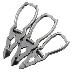 Coupe-ongles double action en acier inoxydable MM-0826-9, coupe-ongles robuste pour les orteils, outil professionnel de podologie pour ongles épais et incarnés - Product Image 6