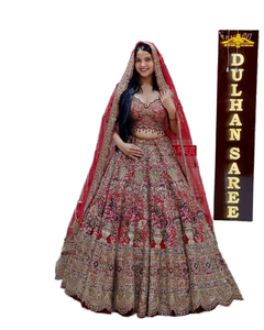 Nhu Cầu cao thiết kế hiện đại công việc thêu <span class=keywords><strong>lehenga</strong></span> <span class=keywords><strong>choli</strong></span> của phụ nữ mặc bên làm bằng lụa và polyester có sẵn ở mức giá - Product Image 5