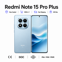 Smartphone REDMI Note 15 Pro Plus Version Globale 5G, Appareil Photo 200MP OIS, Écran AMOLED 6,83 Pouces, Snapdragon 7s Gen 4, Batterie 6500mAh, Charge Rapide 100W