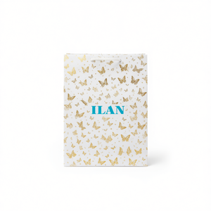 Sacchetto Regalo Ilan con Farfalle in Lamina d'Oro, Taglia L, Decorazione per Feste - Product Image 1