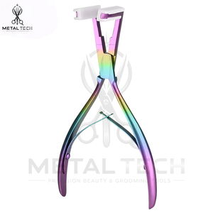 Professional Hair Extension Tape Press <b>Pliers</b> Set, <b>Multi</b> Color Options, White Silicone Cushion Jaws, Tape Bonding <b>Tools</b> - Product Image 6