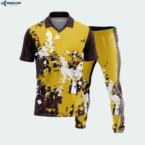 Ensemble de tenue de cricket pour homme, couleur dégradée, polyester à séchage rapide, coupe classique, toutes saisons, impression par sublimation - Product Image 6