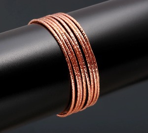 Solid Copper <b>Healing</b> Bangles for Arthritis Relief Hammered Texture Copper Adjustable Cuff Bangle Therapy Style Jewelry for Women - Product Image 4