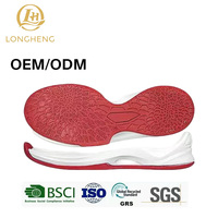 Semelles de chaussures de basket-ball antidérapantes en caoutchouc, absorption des chocs, semelles de baskets, vente en gros directe d'usine Longheng