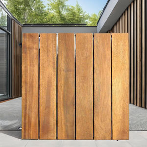 Azulejos de cubierta entrelazados de 12x12 pulgadas, suelo de patio impermeable al aire libre, azulejos de madera de acacia para balcón - Product Image 4