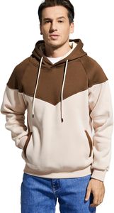 Sajjawal Zipper-Up Oversized Regular Fit 100% Cotton Fleece Heavyweight Solid <b>Waterproof</b> Mens Unisex Hip Hop Winter Hoodie - Product Image 2