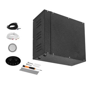 Generatore di Vapore per Sauna Domestica da 9 kW, Sistema Spa con Kit di Scarico Automatico e Controllo Sovratemperatura, per 4 Persone - Product Image 1
