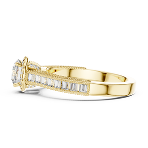 Anillo de Plata de Ley 925 con Diamante Moissanita Brillante - Product Image 2