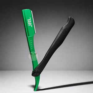 JRL Gold & Black Magnetic Luxury Stainless Steel Manual <b>Straight</b> Edge <b>Razor</b> with Custom Logo for Professional Barbers Beard Care - Product Image 5