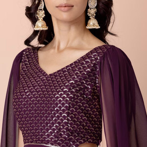 Robe de soirée élégante et luxueuse pour femme, à manches longues, taille haute, longueur maxi, pour cérémonie et événement formel - Product Image 5