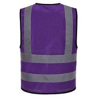 Gilet di Sicurezza Traspirante in Rete Certificato CE con Strisce Riflettenti ad Alta Visibilità, Stampa UV, Asciugatura Rapida, Design Leggero per Esterni