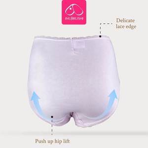 Culottes de maternité en coton respirant, taille haute, coupe haute, tissées, pour le quotidien, pour femmes - Product Image 4