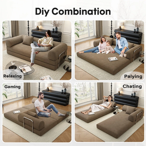 COMPRESSION <b>SOFA</b> Living Room <b>Wood</b> <b>Frame</b> Sponge Faux Contemporary Vietnam Compressed in box Easy assembly - Product Image 4