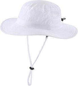 Unisex White Wide Brim 3D Embroidery Laminated Sun <b>Hat</b> Adjustable Strap Mesh Breathable Outdoor <b>Summer</b> Casual for Adults - Product Image 6