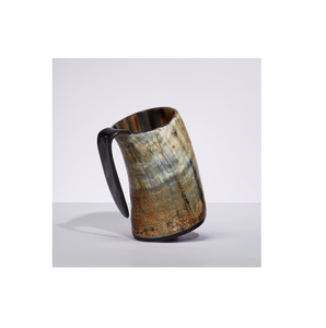 แก้วดื่มมีเขาแก้วมักตกแต่งโต๊ะที่ดีที่สุดสำหรับดื่มเบียร์ฮอร์นตกแต่งในร่มแก้วดื่มแบบแอฟริกัน - Product Image 1