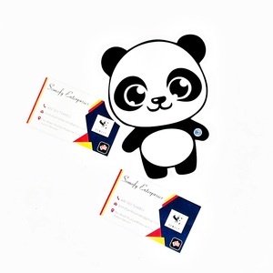 Somofy Enterprises Custom Acrylic Panda Design Lash <b>Tile</b> Eyelash Extension Durable Eco-Friendly Portable Beauty Rectangle Tool - Product Image 5