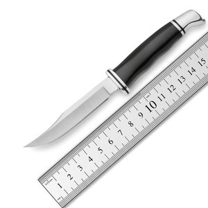 Couteau Bowie à lame fixe en acier au carbone fait main LEGACY BLADES OEM, manche en bois, couteau d'extérieur haut de gamme, fabrication en usine - Product Image 3