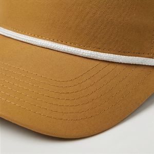 Mustard Cap White Rope Baseball Caps Trend Male <b>Hat</b> Fit Fashion Trendy Top Cotton Airy Everyday Ladies Informal Pro <b>Summer</b> - Product Image 4