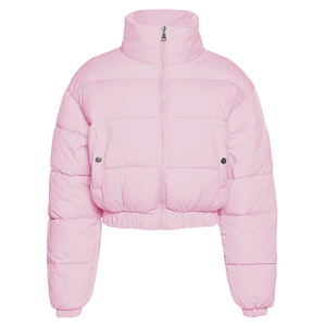 Factory Direct Clothing Supplier Women Hooded <b>Cropped</b> <b>Puffer</b> <b>Jacket</b> Stand collar Women's Short Padded Outerwear Women Outerwear - Product Image 4
