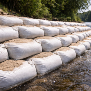 Bolsa Geotextil de Polipropileno/Poliéster No Tejido |   Saco de Geotextil para Control de Erosión y Protección Contra Inundaciones - Product Image 2