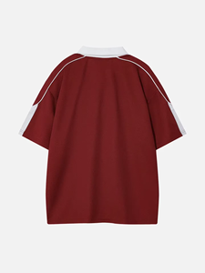 Polo en coton 100% tricoté uni pour homme, respirant, à manches courtes, décontracté, de haute qualité, personnalisable - Product Image 3