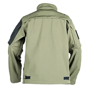 Veste tactique pour homme, vert olive, manteau d'hiver avec plusieurs poches - Product Image 2