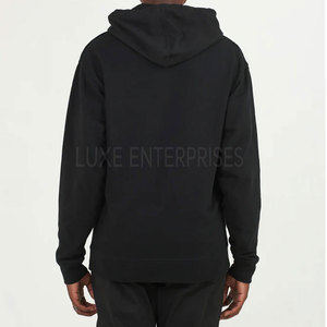 Sweat à capuche zippé personnalisé pour homme, en molleton respirant et mélange de coton, avec strass, idéal pour l'extérieur en hiver - Product Image 4