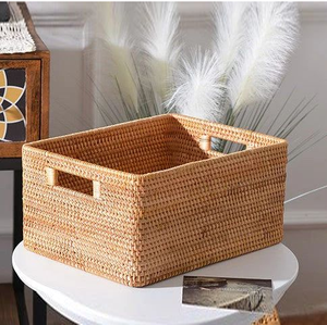 Cesta de Ratán Natural Premium de Moda para Servicio en Restaurantes y Presentación de Comidas, Cestas de Ratán Hechas a Mano Duraderas 2026 - Product Image 3