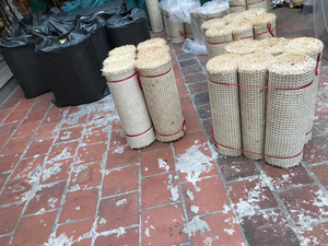 MATERIAL DE VENTA RÁPIDA: Lámina de Mimbre de Ratán para Insertos de Gabinetes y Decoración de Habitaciones, Material para Manualidades DIY, Limpio, Seguro y Duradero - Product Image 5