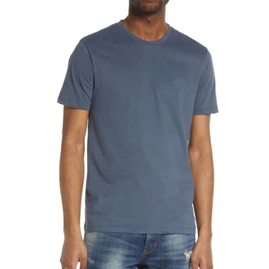 เสื้อยืดคอกลมพรีเมียมสำหรับผู้ชาย ผลิตจากผ้าฝ้ายผสมไนลอน 56% โพลีเอสเตอร์ 33% และสแปนเด็กซ์ 11% - Product Image 1