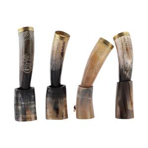 Authentique Chope à Boire en Corne Viking Polie à la Main, Tasse à Bière Médiévale en Corne Naturelle, Verre à Boire pour Fête Nordique - Product Image 3